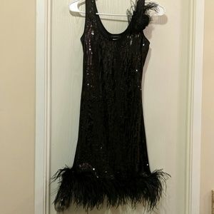 Sequin flapper dress